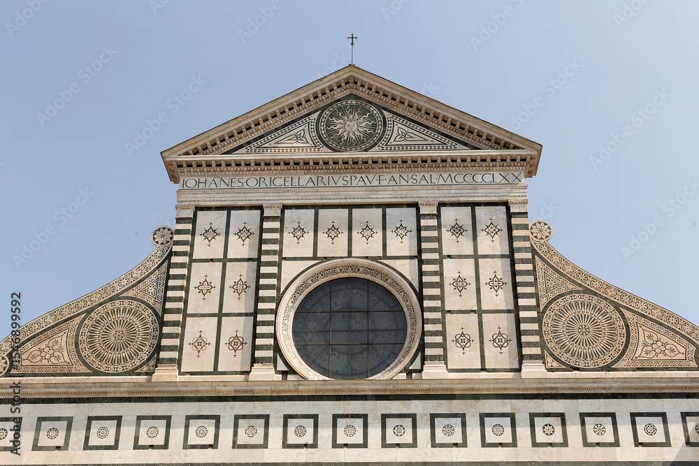 Obraz premium Exterior of the Basilica of Santa Maria Novella