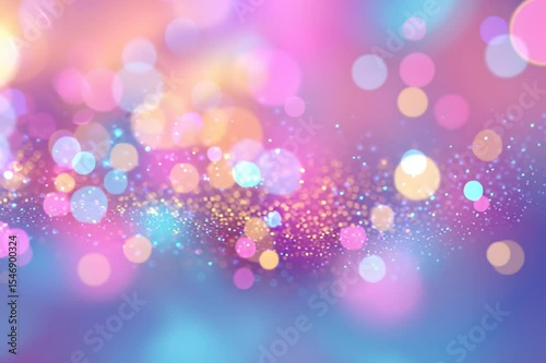 Bokeh backgorund, glitter moving video background