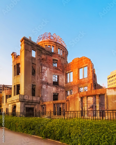 Foto Ruins of the Hiroshima Peace Memorial, Hiroshima, Japan