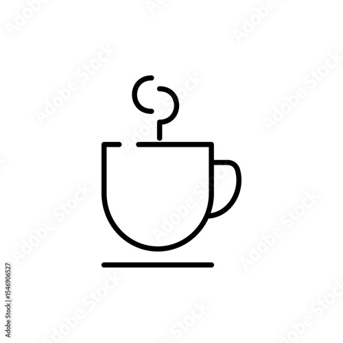Collection of vector line icons about drinks