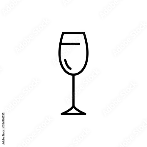 Collection of vector line icons about drinks