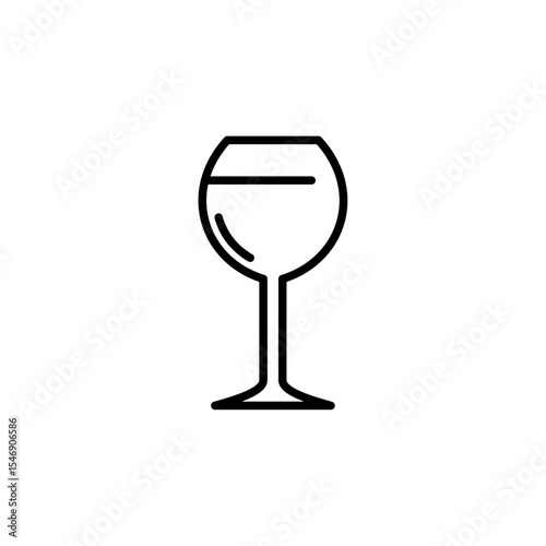 Collection of vector line icons about drinks