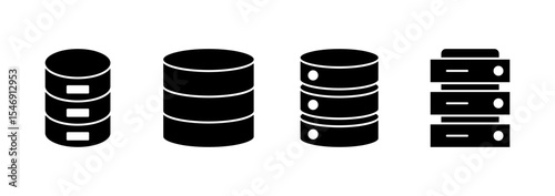 Database icon vector. database sign and symbol