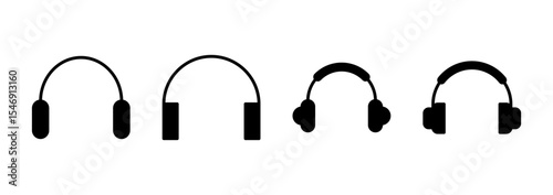 Headphone icon vector. Headvector sign and symbol