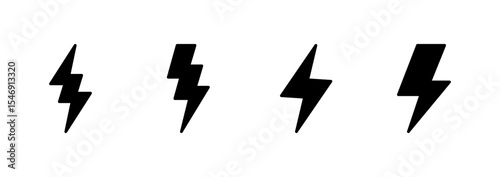 Lightning icon vector. electric sign and symbol. power icon. energy sign
