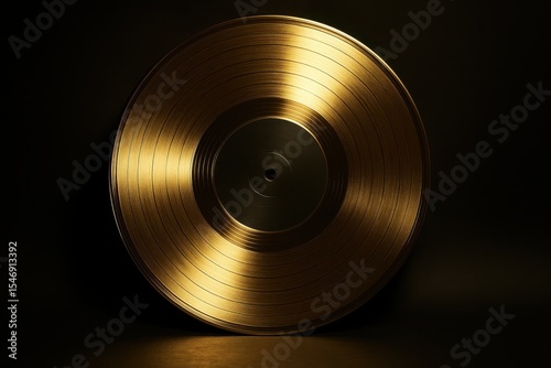 Vintage vinyl record showcasing classic music culture and analog audio nostalgia for music industry marketing