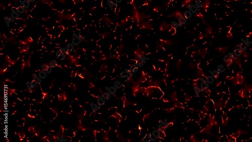 Dark red and black animated flame texture loop. Perfect for horror, fire effects, energy visuals, and dramatic motion backgrounds in video and design projects.
