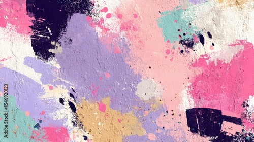 Colorful abstract grunge texture with pastel shades for artistic design