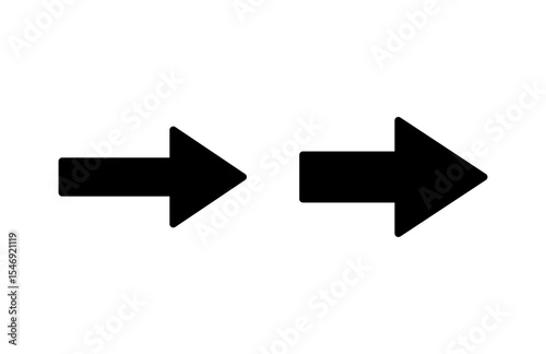 Arrow icon vector illustration. Arrow sign and symbol for web design.