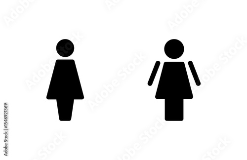 Female icon vector illustration. woman sign and symbol