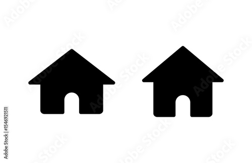 Home icon vector illustration. House sign and symbol