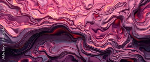 Abstract Purple and Pink Liquid Marble Texture Background