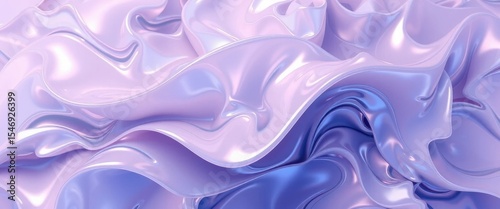 Abstract Lavender and Purple Liquid Wave Background