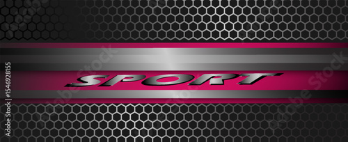 Modern Hexagon Sport Background. vector  Eps 10