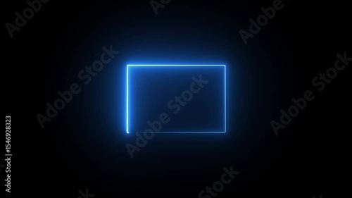 Abstract neon studio background,