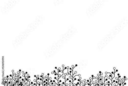 The vector circuit board tree on a white screen for communication technology background concept 