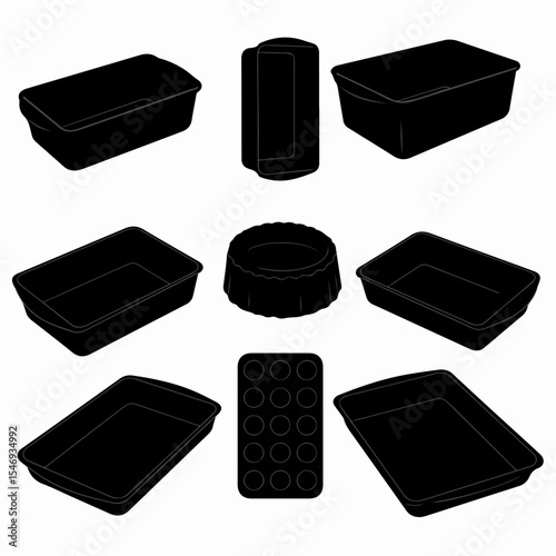 Baking dishes and muffin pan collection