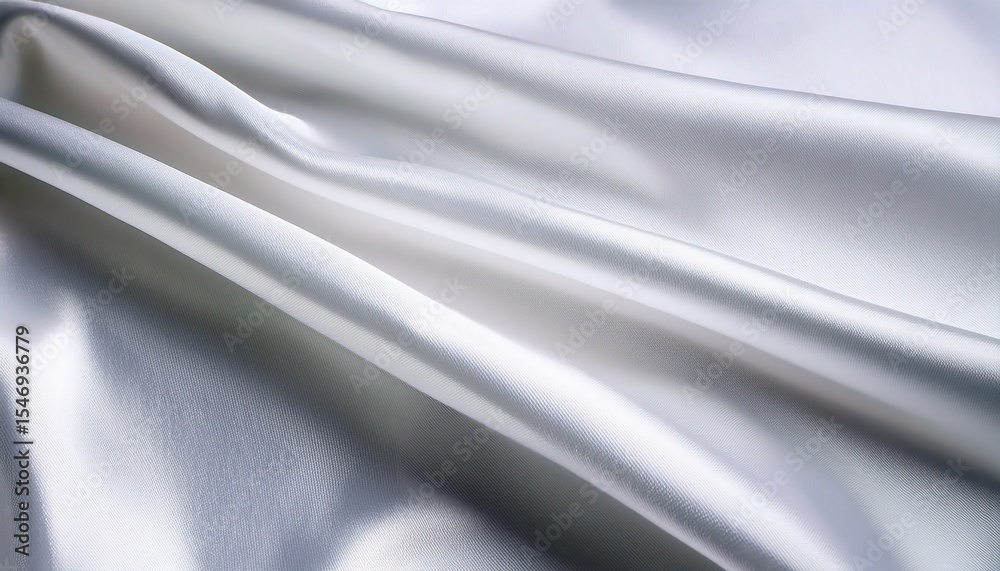Obraz premium white silk background texture of beautiful white satin fabric close up abstract smooth backdrop rotating