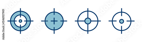 Target icon vector isolated on white background. Target vector icon. goal icon. marketing target. Aim