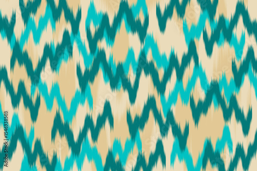 Uzbekistan ikat pattern. Uzbekistan ikat abstract ethnic design. Uzbekistan pattern design for background, wallpaper, textile, art, clothing, wrapping paper, Uzbek style, Uzbek fabric