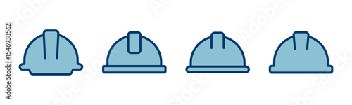 Helmet icon vector isolated on white background. Motorcycle helmets. Racing helmet. construction helmet icon. Safety helmet