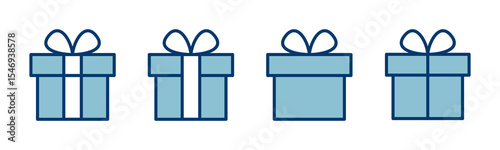 Gift icon vector isolated on white background. gift vector icon.  birthday gift