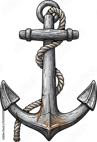 Rustic Ship's Anchor