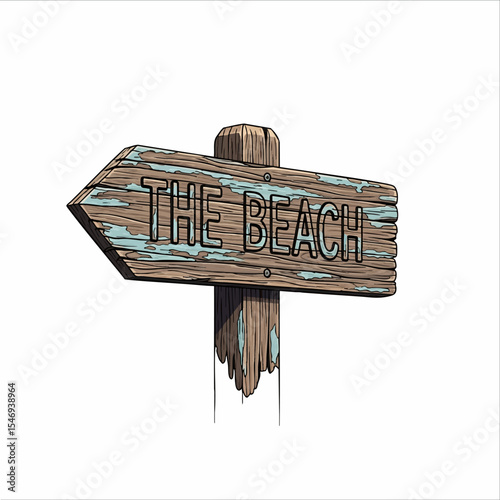 The Beach Sign