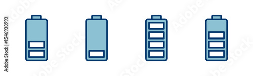 battery icon vector isolated on white background. Battery vector icon. battery charge level. battery charging icon