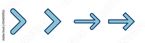 Arrow icon vector isolated on white background. Arrow symbol. Arrow vector icon