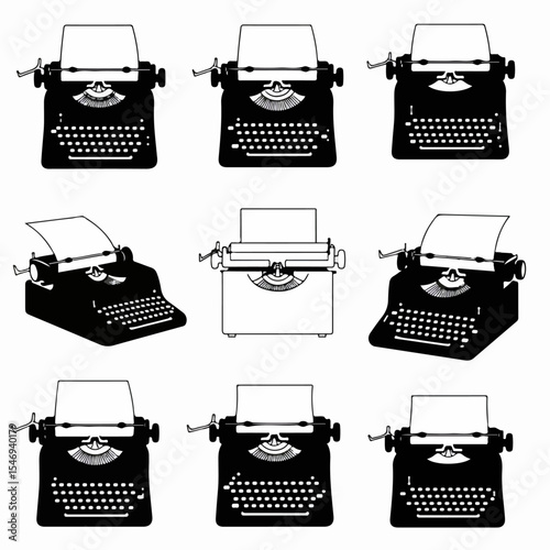 Typewriters classic manual machine equipment journalism writing
