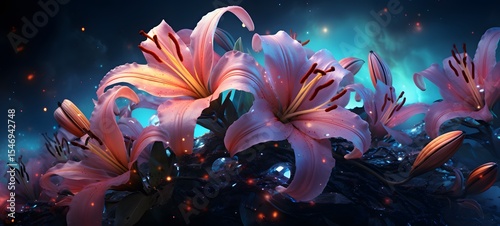 galaxy version of lily World,ai generative