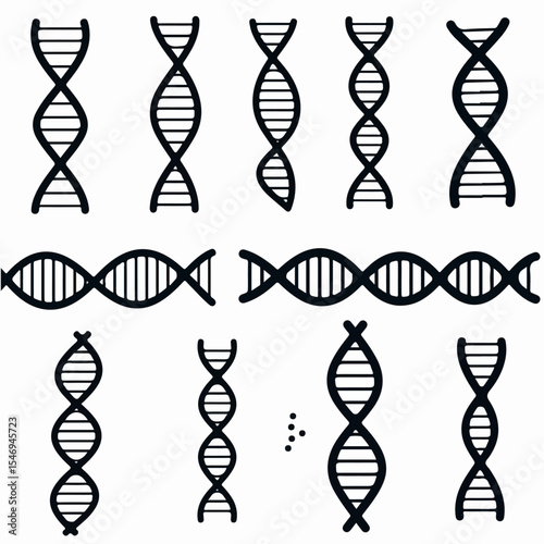 DNA strands gene science molecule helix biology
