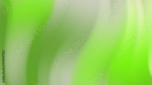 Abstract green and white blurred background.