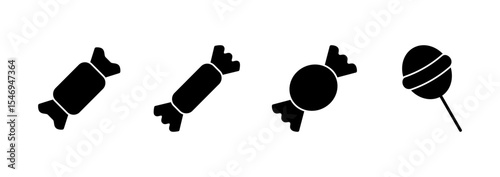 Candy icon logo design. candy sign and symbol.