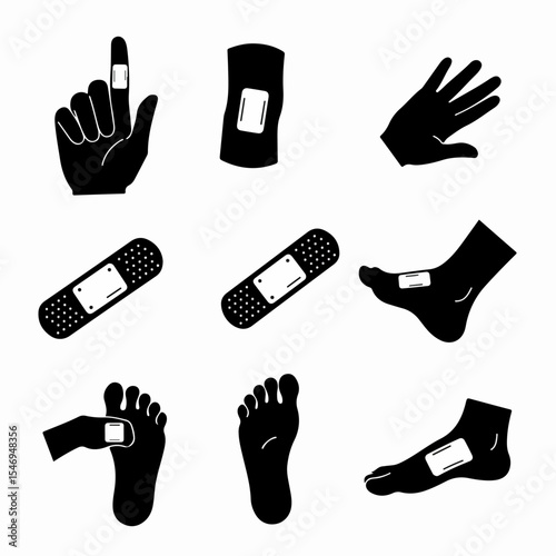 Bandage plaster injuries first aid medical treatment