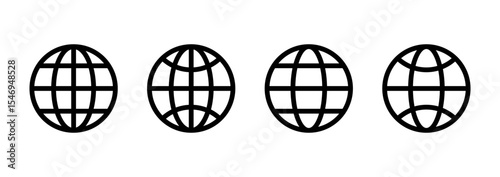 Web icon logo design. go to web sign and symbol. web click icon. Global search icon