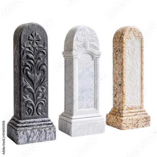 Elegant Collection of Artistic Marble and Granite Grave Markers