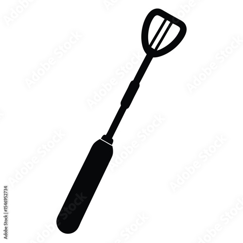 dental hygienist element isolated disposable mirror on white background