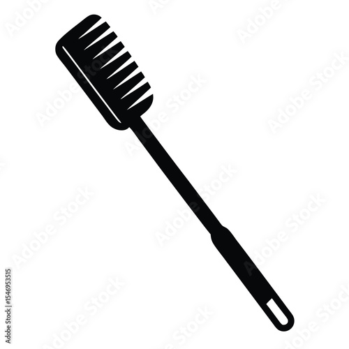 dental hygienist element isolated interdental brush on white background