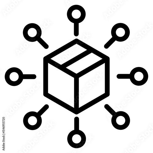 Brand development icon in vector illustration