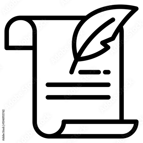 Story icon in vector illustration