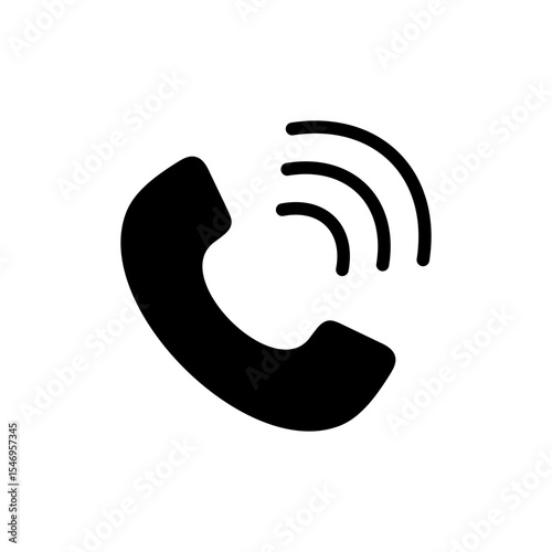 Call icon symbol for apps and websites. telephone sign and symbol. phone icon. contact us