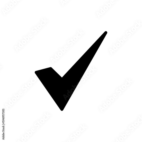 Check mark icon symbol for apps and websites. Tick mark sign and symbol