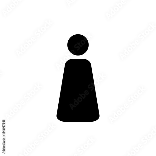 Female icon symbol for apps and websites. woman sign and symbol
