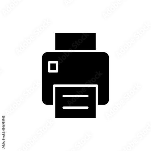 Print icon symbol for apps and websites. printer sign and symbol