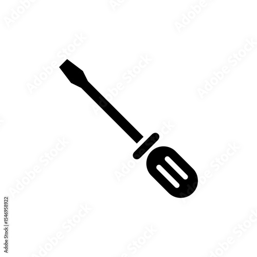 Screwdriver icon symbol for apps and websites. tools sign and symbol