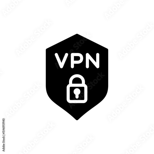 Vpn icon symbol for apps and websites. Private network sign and symbol. virtual private network icon.