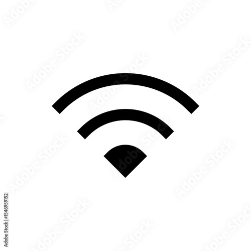 Wifi icon symbol for apps and websites. signal sign and symbol. Wireless  icon