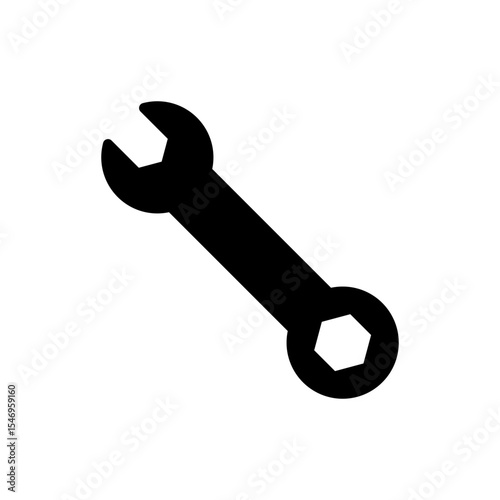 Wrench icon symbol for apps and websites. repair icon. tools sign and symbol